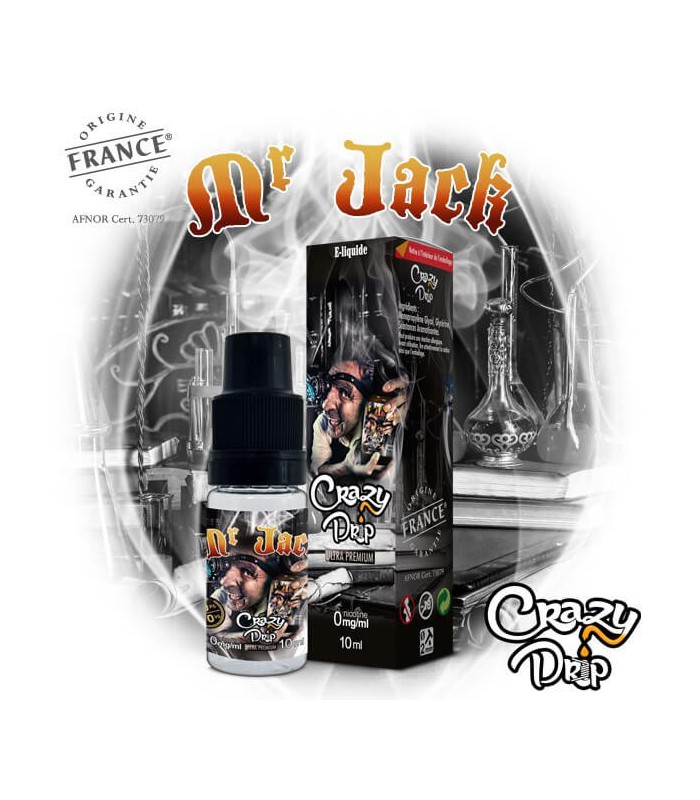 E-liquide Mr Jack de Crazy Drip : un cocktail ingnieux