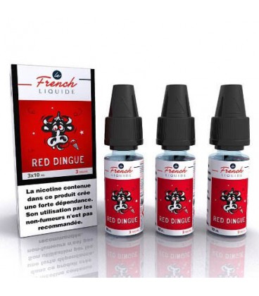 e-Liquide Red Dingue Le French Liquide 3x10 ml avec nicotine