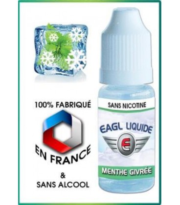 Menthe Givrée e-Liquide Eagle, eliquide français pas cher