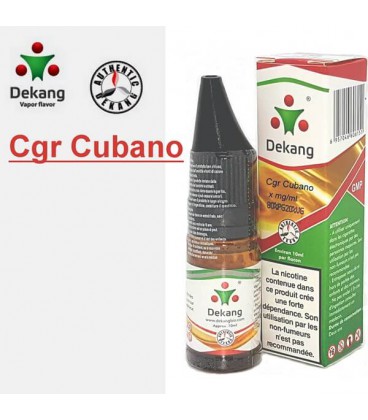 Cigar Cubano | Cuba Cigar e-Liquide Dekang Silver Label, e liquide pas cher