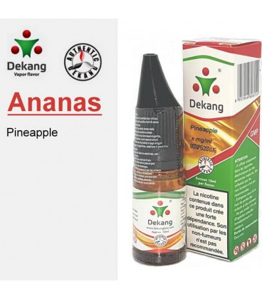 Ananas e-Liquide Dekang Silver Label, e-liquide pas cher