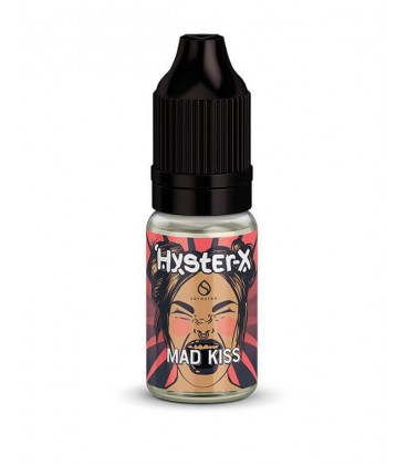Mad Kiss Hyster-X 10 ml e-Liquide réglisse fraise