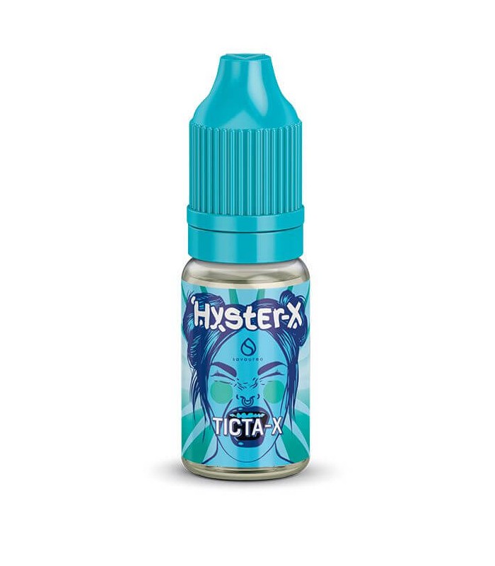 Eliquide Ticta-X Hyster-X 10 ml bonbon menthe bleue Eliquide Ticta-X Hyster-X 10 ml bonbon menthe bleue