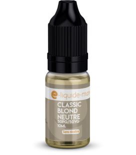 e-Liquide 10 ml Classic Blond Neutre E-Liquide Mania