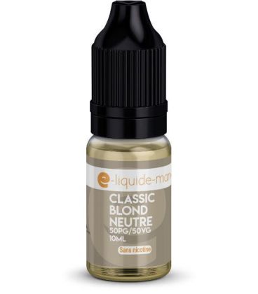 e-Liquide 10 ml Classic Blond Neutre E-Liquide Mania