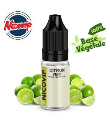 e-Liquide Nicovip Citron Vert, eliquide français pas cher saveur citron vert