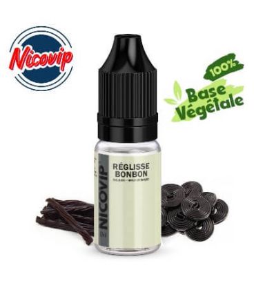 Réglisse Bonbon e-Liquide Nicovip, eliquide français pas cher à la réglisse