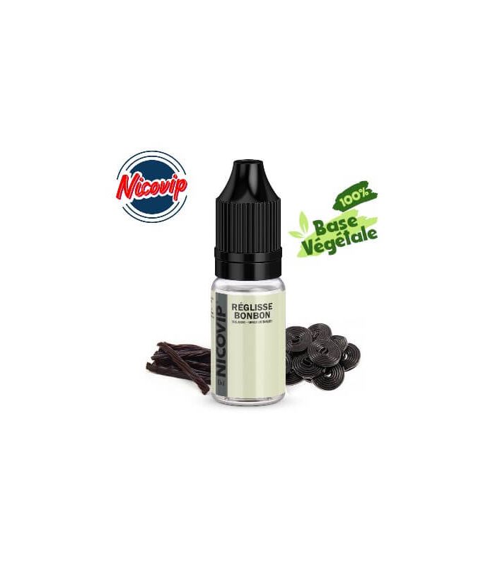 elfbar nachfüll pod läuft aus E-liquide Réglisse Bonbon Nicovip, e-liquide français pas cher à la réglisse