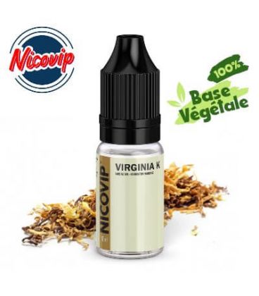 Classic Virginia K e-Liquide Nicovip, e-liquide français pas cher tabac blond