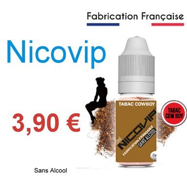 Nicovip, e-liquide français pas cher et sans alcool